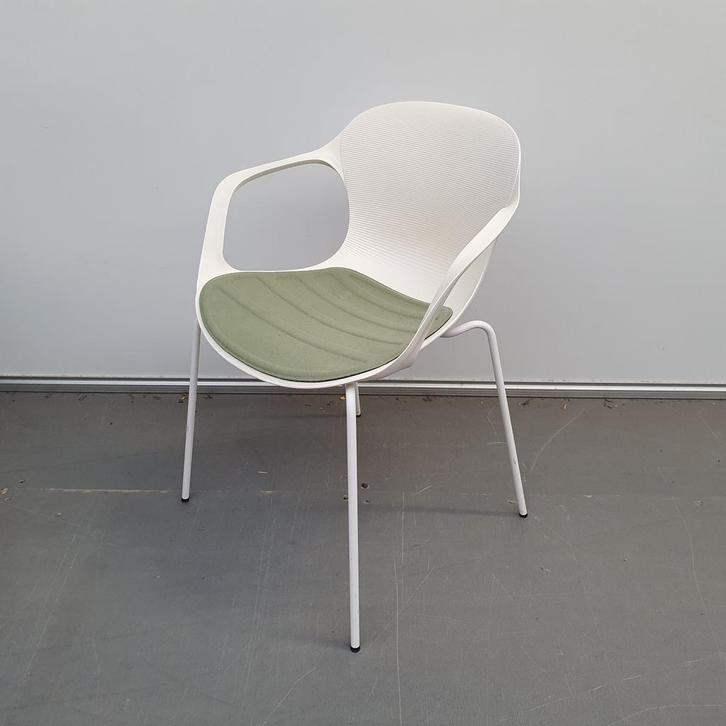 Fritz Hansen NAP stoel - groene stof, Huis en Inrichting, Stoelen, Ophalen of Verzenden