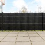 vidaXL Balkonschermen 5 st 255x19 cm poly rattan zwart, Verzenden, Nieuw, Kunststof, Minder dan 1 meter