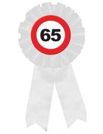 Rozet Verkeersbord 65 Jaar, Ophalen of Verzenden, Nieuw