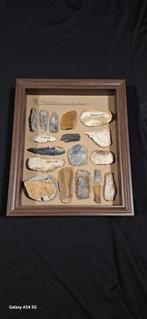 Paleolithisch Vuursteen Privé archeologie collectie: biface,, Antiek en Kunst