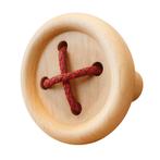 Grappige houten knoop-/wandhaak (met veters, rood), Ophalen of Verzenden, Nieuw