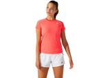 Asics - Court Womens Piping Short Sleeve - Tennis Shirt - L, Nieuw
