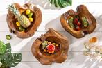 Fruitschaal  van Teak Hout 50cm / 11626