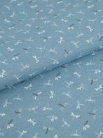 Premium Panama - 7,00 x 1,40 meter Libellen op een blauwe