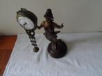 Mystery slingerklok - Junghans - Art Deco Hout, Messing -