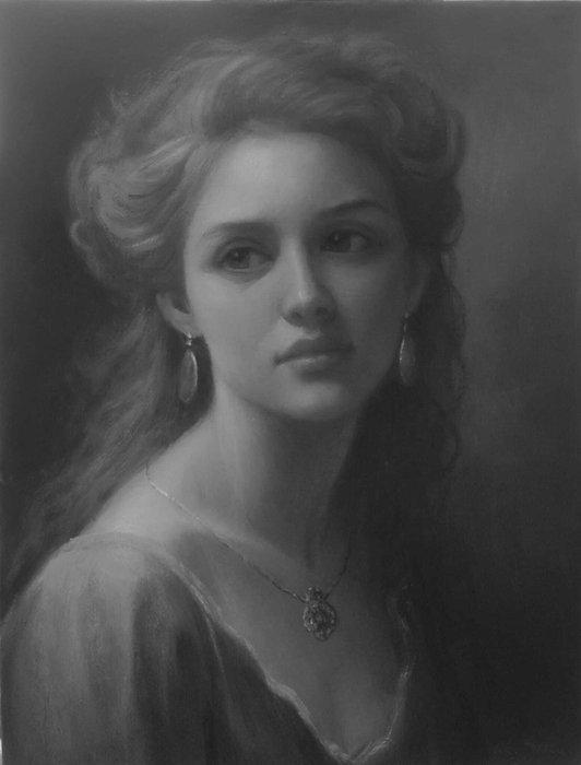 Vittorio Emanuele Serra (1950) - Berenice, Antiek en Kunst, Kunst | Schilderijen | Klassiek