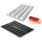 Silikomart Siliconen Eclair Kit, Hobby en Vrije tijd, Taarten en Cupcakes maken, Verzenden, Nieuw