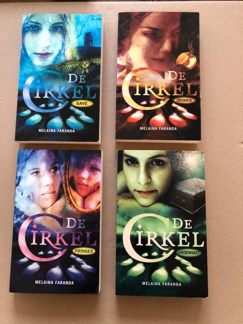 Young Adult Melaina Faranda - De Cirkel-serie delen 1 t/m 4, Boeken, Fantasy, Zo goed als nieuw, Ophalen of Verzenden