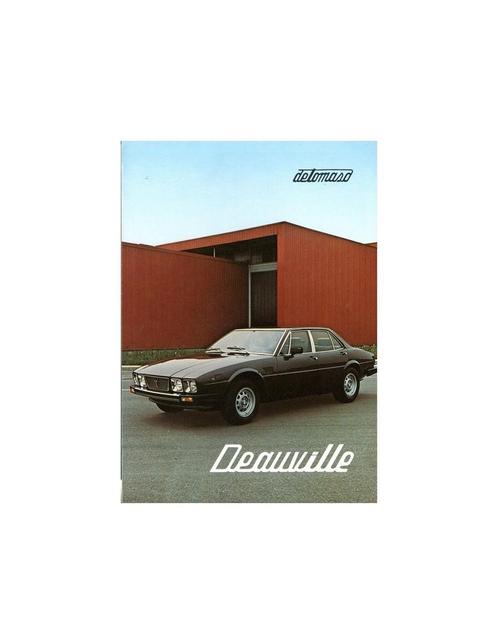 1980 DE TOMASO DEAUVILLE BROCHURE, Boeken, Auto's | Folders en Tijdschriften