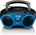 Lenco Radio CD-speler SCD-501 met Bluetooth en USB - Blauw/Z, Verzenden, Zo goed als nieuw