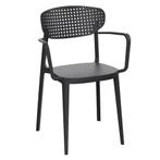 Stoel | COMO | Kunststof | Anthracite | In-/Outdoor |, Verzenden, Nieuw in verpakking