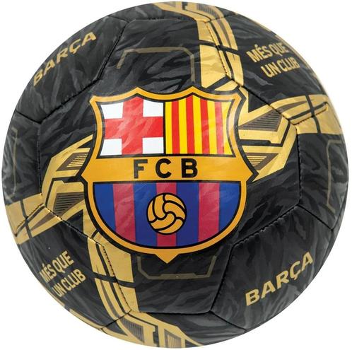 Voetbal - FC Barcelona Bal Lightning Black/Gold (Maat 5) |, Sport en Fitness, Voetbal, Nieuw, Verzenden