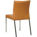 Leren eetkamerstoel Basic - Toledo Sabbia (lichtcognac) - P, Huis en Inrichting, Stoelen, Overige kleuren, Leren eetkamerstoel Basic - Toledo Sabbia (lichtcognac) - Poten staal vierkant RVS past perfect in uw interieur als u woonstijl: Modern is.