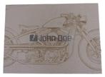 John Doe Ironhead Used Dark Blue XTM Motorcycle Jeans 32/..., Motoren, Kleding | Motorkleding, Verzenden, Nieuw met kaartje