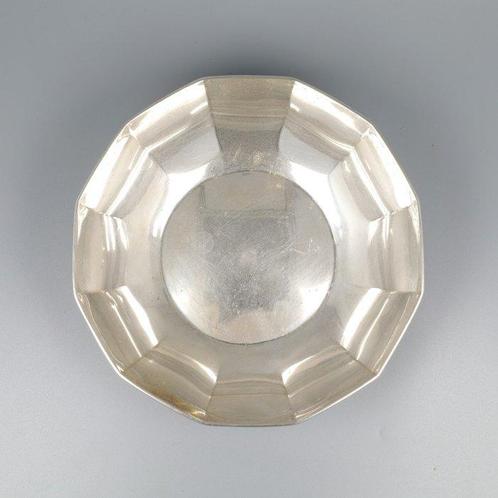 Zilverfabr. Voorschoten Art-Deco Druivenschaal - Schaal -, Antiek en Kunst, Antiek | Goud en Zilver