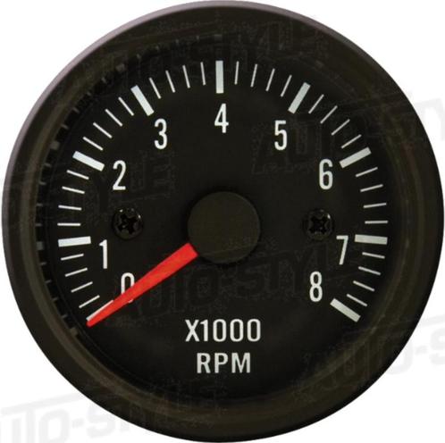 Performance Instrument Zwart Toerenteller >8000rpm, Auto diversen, Auto-accessoires, Nieuw, Ophalen of Verzenden