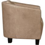 Leren fauteuil Press Special - Vintage Taupe (taupe/bruin), Huis en Inrichting, Fauteuils, Nieuw, 50 tot 75 cm, Leer, 75 tot 100 cm