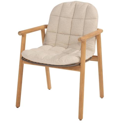 Samos dining tuinstoel teak terre 4 Seasons Outdoor, Tuin en Terras, Tuinstoelen, Nieuw, Teakhout, Ophalen of Verzenden