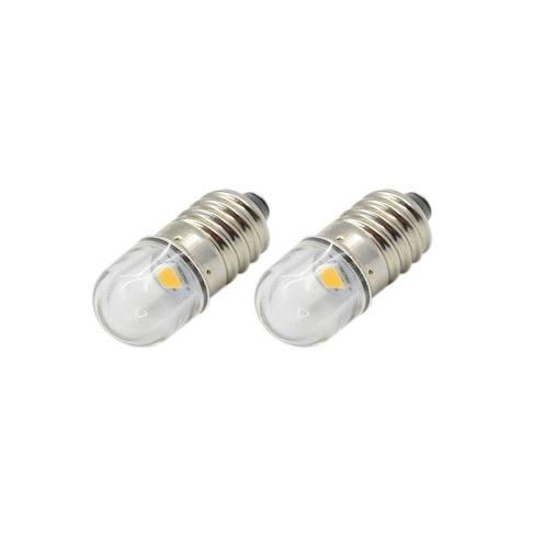 E10 LED lamp - 3V - Koud wit, Huis en Inrichting, Lampen | Losse lampen, Ophalen of Verzenden