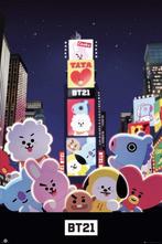 Poster BT21 Times Square 61x91,5cm, Verzamelen, Posters, Verzenden, Nieuw, A1 t/m A3