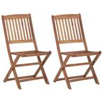 Massief Houten Tuinstoelen | Retourdeal | OP = OP, Tuin en Terras, Tuinstoelen, Ophalen of Verzenden, Nieuw, Hout, Inklapbaar