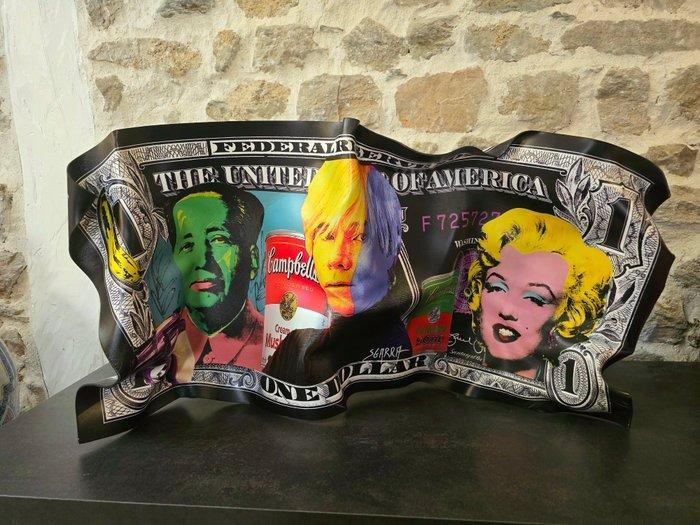 Robert Sgarra - Dollar wharol, Antiek en Kunst, Kunst | Designobjecten