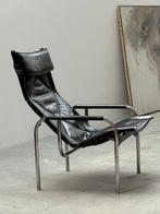 Strässle - Hans Eichenberger - Fauteuil - Leder, stalen
