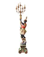 Candelabra vloerlamp - Polychroom hout