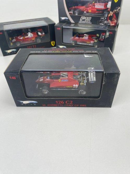 Hot Wheels 1:43 - Modelauto (4) - ferrari - elite editie, Hobby en Vrije tijd, Modelauto's | 1:5 tot 1:12