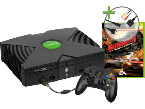 Microsoft Xbox Classic Starter Pack - Burnout, Spelcomputers en Games, Spelcomputers | Xbox Original, Ophalen of Verzenden