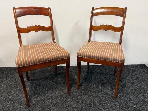 Stoel (2) - Hout - Zweedse stoelen, Antiek en Kunst, Curiosa en Brocante