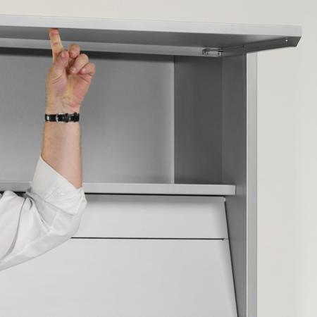 (MDK-101208) Ceha brochurekast CHD 195-100 195 cm hoog li..., Huis en Inrichting, Kasten | Roldeurkasten en Archiefkasten, Nieuw