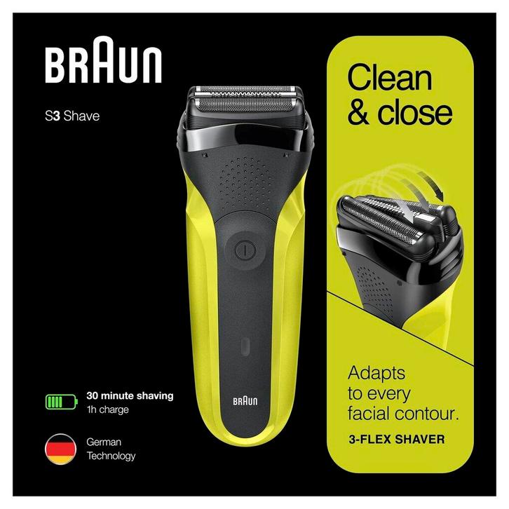 Braun Series 3 300s Scheerapparaat, Witgoed en Apparatuur, Persoonlijke-verzorgingsapparatuur, Nieuw, Verzenden