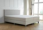 ACTIE! Boxspring Turijn 180 200 Beige, Verzenden, Beige, 180 cm, 200 cm