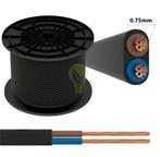 H03VVH2-F Kabel | 2 x 0,75mm2 aders | VMVL | 100 meter, Doe-het-zelf en Verbouw, Elektra en Kabels, Ophalen of Verzenden, Nieuw