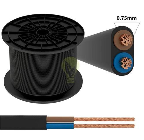H03VVH2-F Kabel | 2 x 0,75mm2 aders | VMVL | 100 meter, Doe-het-zelf en Verbouw, Elektra en Kabels, Nieuw, Ophalen of Verzenden