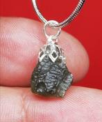 Prachtige hanger Moldavite Chlum. Moldavite - 1.17 g