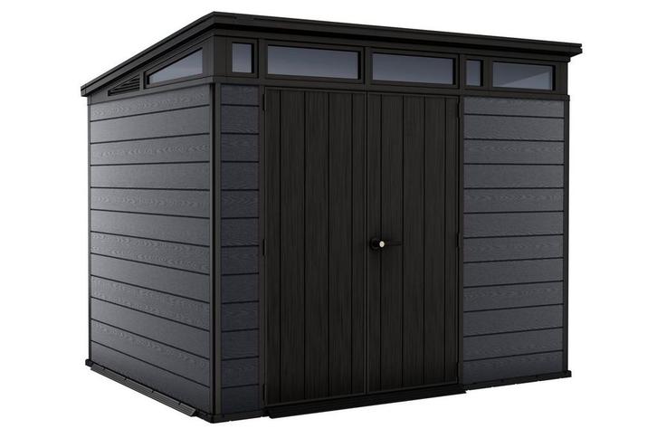 Uitgelicht: Keter Cortina 97 Kunststof Tuinhuis, Tuin en Terras, Tuinhuizen, 200 tot 400 cm, 250 tot 500 cm, Nieuw, Kunststof