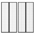 vidaXL Insectendeurgordijnen 2 st magnetisch 210x100 cm, Huis en Inrichting, Stoffering | Gordijnen en Lamellen, Verzenden, Nieuw