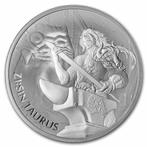 Zuid-Korea ZI:SIN 1 oz 2021 Taurus (20.000 oplage), Postzegels en Munten, Munten | Azië, Verzenden, Oost-Azië, Losse munt, Zilver