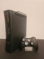 Xbox 360 Elite, 120GB, Zwart, 1 Controller, Ophalen of Verzenden, Zo goed als nieuw