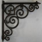 Plankdrager rustiek ijzer geroest 265 x 252 mm, Ophalen of Verzenden, Nieuw