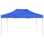 Partytent professioneel inklapbaar 4,5x3 m aluminium blauw, Tuin en Terras, Verzenden, Nieuw, 2 meter of meer, Partytent