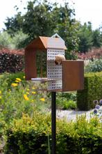 Tweed House cortenstaal Vogelvoederhuis, Tuin en Terras, Vogelhuisjes en Vogelbaden, Ophalen of Verzenden, Nieuw