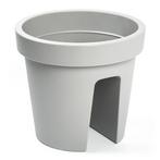 Balkon bloempot | Ecken & Kanten | Ø 28 centimeter (Grijs), Tuin en Terras, Bloempotten, Verzenden, Nieuw