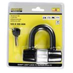 Stahlex Compact beugelslot - 100 x 100 mm - zwart - inclu..., Fietsen en Brommers, Ophalen of Verzenden, Nieuw