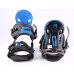 M L snowboard bindingen NITRO FREESTYLE CUSTOM, black/blue, Sport en Fitness, Snowboarden, Verzenden, Gebruikt, Bindingen