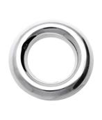 Zilveren Ring bol rond massief XL kettinghanger, Sieraden, Tassen en Uiterlijk, Verzenden, Nieuw