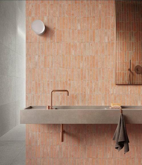 baksteen tegels keramisch 5x20 cm slijtvast in 5 kleuren, Doe-het-zelf en Verbouw, Tegels, Minder dan 20 cm, 20 tot 40 cm, 10 m² of meer