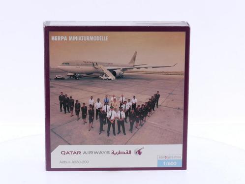 Schaal 1:500 Herpa 508537 Qatar Airways - Airbus A330-200..., Hobby en Vrije tijd, Modelbouw | Vliegtuigen en Helikopters, Gebruikt